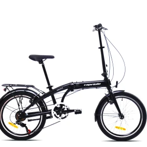 Sklopivi bicikl Capriolo Traveler AL 20 Crna